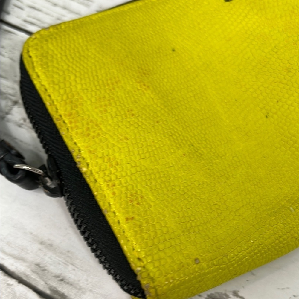Furla Yellow and Black Wallet - Picture 3 of 12